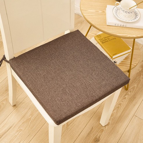 겨울 방석 사무실 오랫동안 방귀 방석 면 마 의자 방석 바닥에 학생 두꺼운 식탁 의자 방석 의자 방석, 모카(편안한 면마)