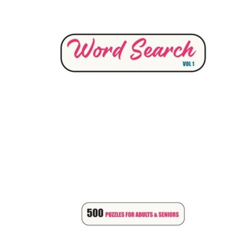 (영문도서) WordSearch Vol 1: Large Print Word Search Puzzles for Adults & Seniors Paperback, Independently Published, English, 9798722196859