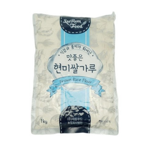 새롬푸드 국내산 현미쌀가루 1kg - 기타베이킹재료 | 쿠팡