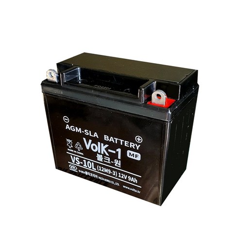 VS-10L 12V 9Ah 12M9-3B 아세아 태광 관리기 밧데리 TN125 12M9-3 Battery 기계장비 배터리, 1개