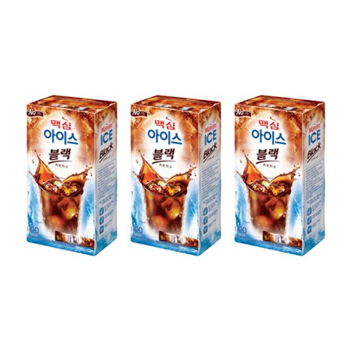 맥심 아이스블랙, 5.9g, 100개입, 3개