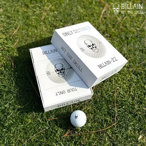 [GOLF BILLAIN] 10+2 골프빌런 BILLAIN-Z2 빌런 Z2 고반발 비거리 혁명 비거리+타구감+스핀력 2피스 골프공, 화이트, 12세트, 12개입
