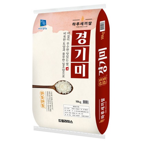 [하루세끼쌀] 22년 햅쌀 프리미엄 경기미 10kg 상등급+당일도정+혼합미