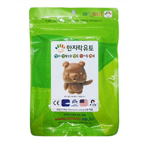 이야코 만지락 소프트 유토 300g, 4개