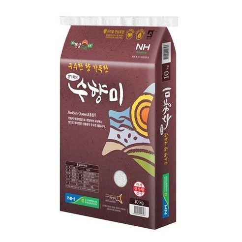 [쌀집총각] 2022년산/ 쌀/고소한향/수향미(골드퀸) 쌀 10kg, 1개