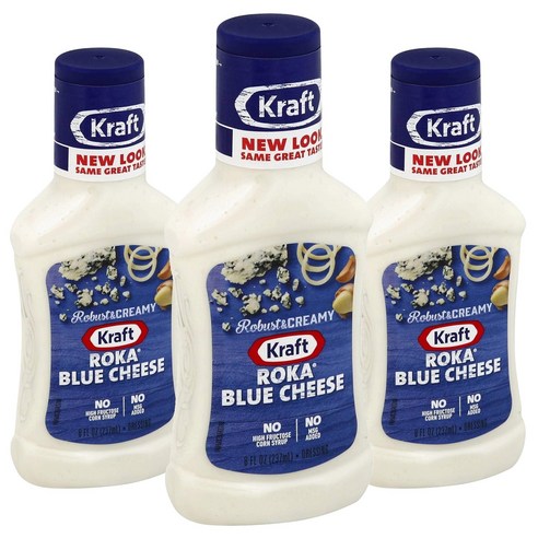 크래프트 로카 블루 치즈, 3개, 237ml