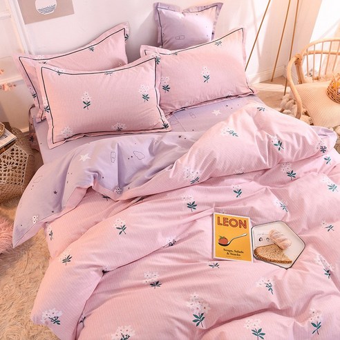 GoGold 침구 - 두 꺼 운 보온 순면 마모 침구 4 종 세트 1.2m / 1.5m / 1.8m, SKU-10