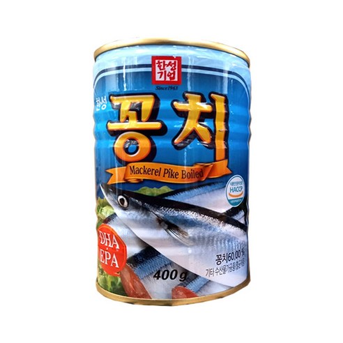 한성기업 꽁치 통조림, 2개, 400g