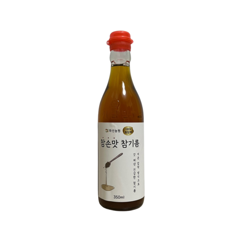 화산농원 참손맛 참기름, 1개, 350ml