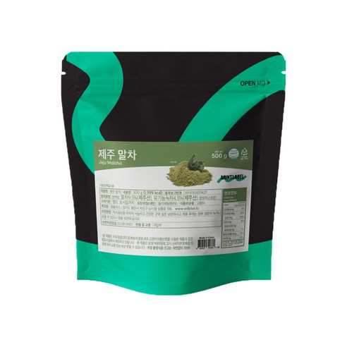 민트라벨 제주 말차 파우더 500g