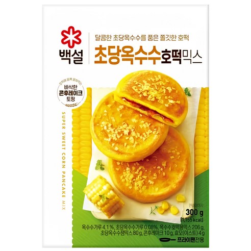 백설 초당옥수수호떡믹스 300g, 3개