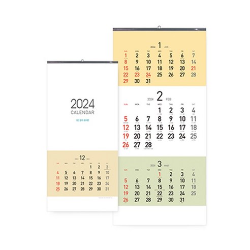 [OKㅣ강추] SABABA 2024년 벽걸이 달력 심플 캘린더 [OKNOWㅣ추천상품]