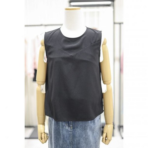 [ZOOC] 주크 라운드넥 민소매 심플 블라우스 V242MSC950 백화점 아울렛 (3554884)