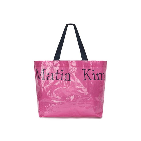 Matin Kim MATIN TARPAULIN SHOPPER BAG IN PINK