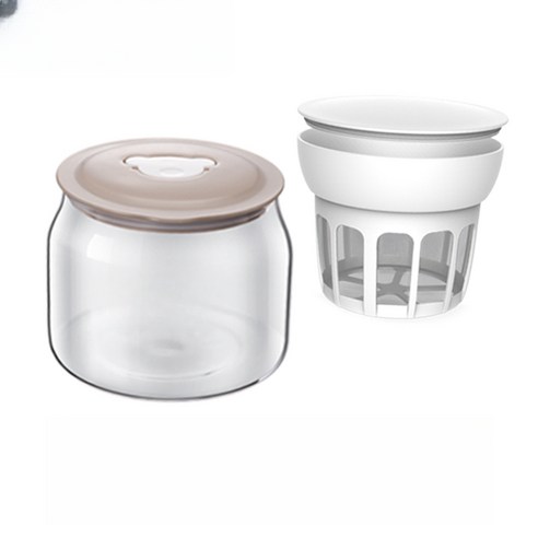 그릭 요거트 유청분리기 꾸덕 메이커 치즈, 06. 필터 덮개 없음