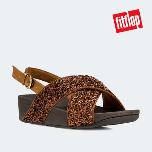 핏플랍 [공식판매처] 루루 쉬머포일 백스트랩 샌들 BRONZE