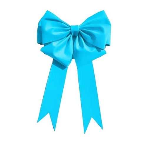 야외 실내 크리스마스 웨딩 아치 축제 행사를위한 Bowknot 장식 축제 Gaint 활, 마카롱 블루, 옥스포드 원단