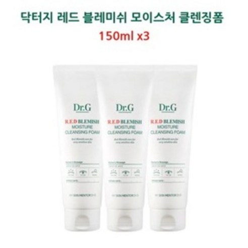 닥터지 레드 블레미쉬 모이스처 클렌징 폼, 150ml, 3개