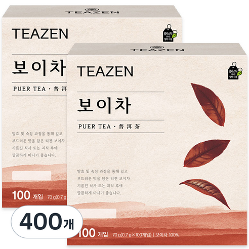 티젠 보이차, 70g, 40개