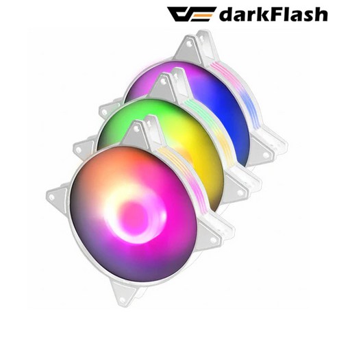 공랭쿨러 다크플래시 darkFlash C6S 120 RGB 시스템쿨러 (화이트 1PACK) Best Top5