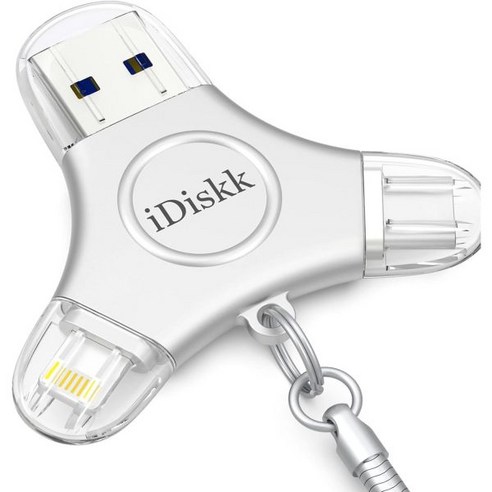 플래시 드라이브 저장장치 대용량 고속전송 Apple Mfi Certified iDisk 1TB iPhone 15 Photo Flash Drive, 512GB