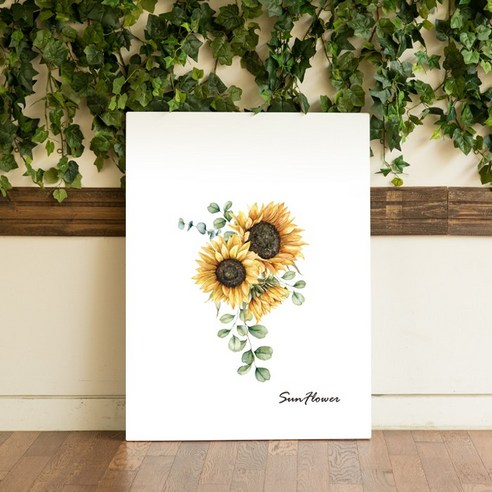 접고 보관이 편리한 접이식 액자테이블 직사각형(M) 72cmX48cm, 옵션12_해바라기