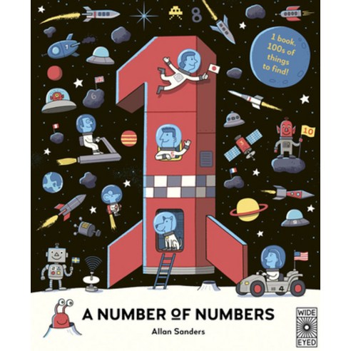 A Number of Numbers: 1 Book 100s of Things to Find! Hardcover, Wide Eyed Editions, English, 9780711263178