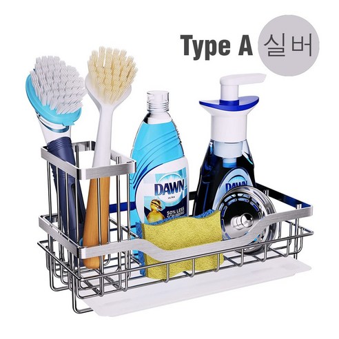 스텐 다용도 주방용 테이블 싱크대 수납 선반 물빠짐 트레이 포함, Type A, 2개