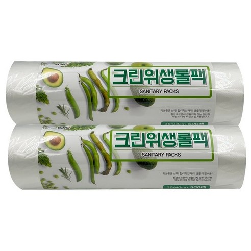 The좋은 크린롤백, 대(L), 2개, 500개