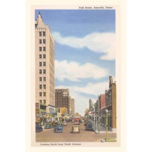 (영문도서) Vintage Journal Polk Street Amarillo Paperback, Found Image Press, English, 9781669516538