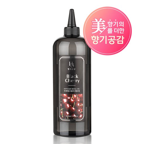 향기공감 프리미엄 특대용량 디퓨저 리필오일, 1개, 1050ml, 블랙체리