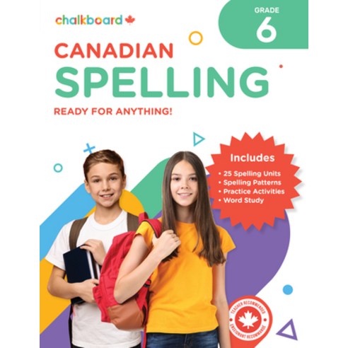 (영문도서) Canadian Spelling Grade 6 Paperback, Chalkboard Publishing, English, 9781771055710