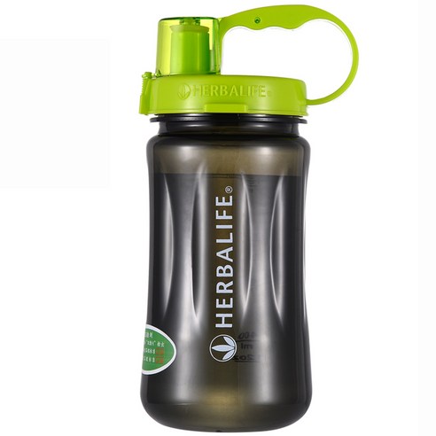 [XIG] 1000ml Herbalife 영양 스포츠 하이킹 물병 피트니스 밀짚 식품 등급 플라스틱 물병, Black1 1000ml