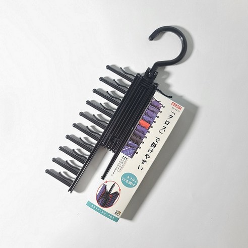 옷장의 품격을 높이는 작은 변화, 영그린 넥타이 걸이 블랙