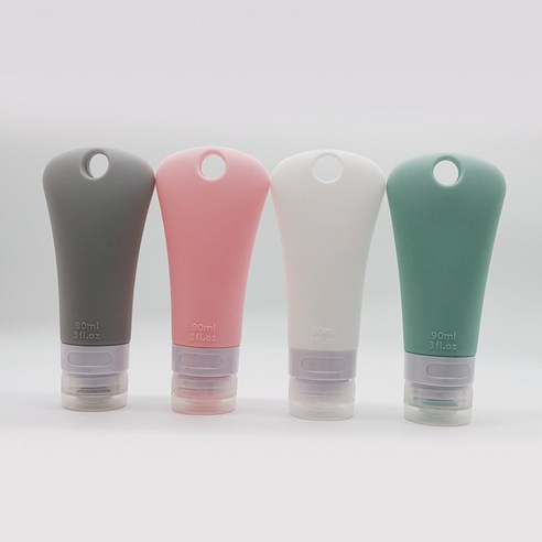 안전한날 수영장 실리콘공병 여행용 샴푸통 로션, 90ml(4p세트), 1개
