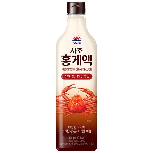 사조 홍게액, 900ml, 3개