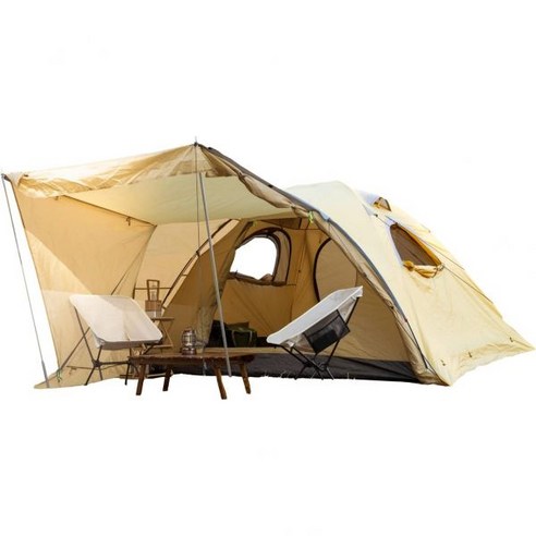 ENDELLESSBASE 74100022 45인용 텐트 폭 9.8인치275cm 캐노피 자외선 차단 방수 야외 캠핑 돔 탄수노젠, sand beige, 상세페이지 참조
