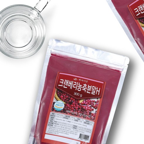 크랜베리 농축분말 미국산 300g HACCP 인증제품, 1개