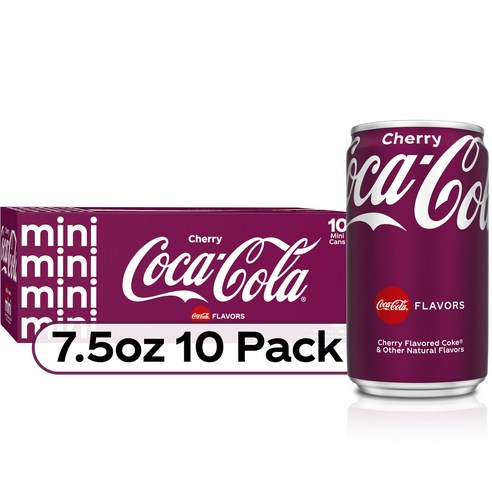Coca-Cola 코카콜라 체리 미니캔 mini Cherry Coke, 222ml, 10개