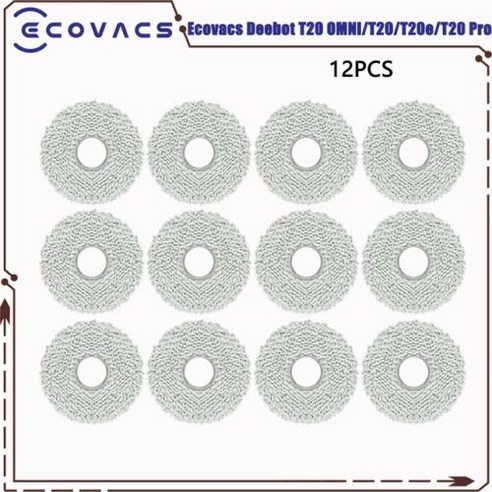 Ecovacs Deebot 액세서리 메인 사이드 브러시 걸레 천 HEPA 필터 먼지 봉투 교체 예비 부품 T20 OMNI T20e Pro, 15) 4PCS 시디즈t20탭플러스