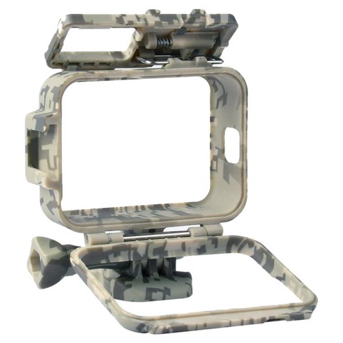 9개의 카메라 액세서리를 위한 보호 프레임 마운트 하우징 케이스, 8x3x8.3CM, 위장, ABS