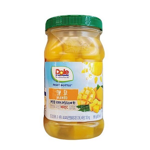Dole 돌 후룻바틀 망고 666g x 1개, 종이박스포장