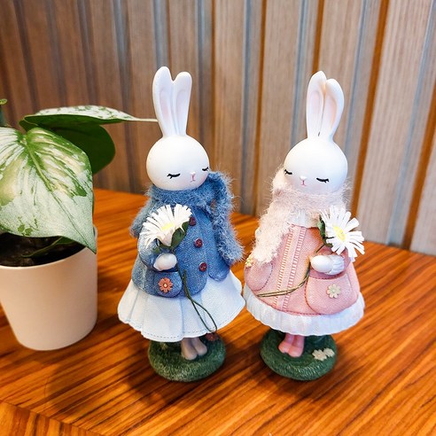 [오케이나우ㅣ인기상품] 귀여움이 가득한 스노우베라 토끼인형과 곰인형으로 집을 꾸미세요 [OKNOWㅣ추천상품]