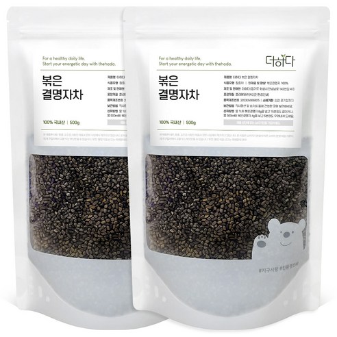 더하다 볶은 결명자차 국산 국내산, 500g, 1개입, 2개