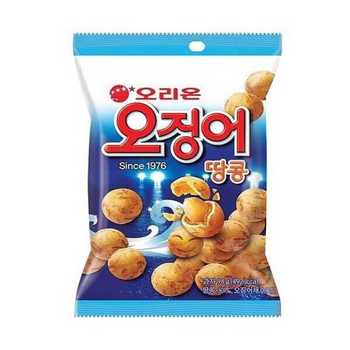 오리온 오징어 땅콩, 98g, 12개