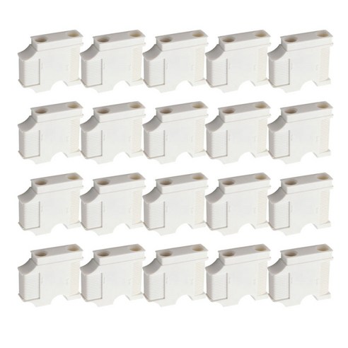 20pcs 라이프 라인 보트 라인 클립 (1 개) 일반 적합, {"수건소재":"아크릴로 니트릴 부타디엔 스티렌 플라스틱"}, 화이트