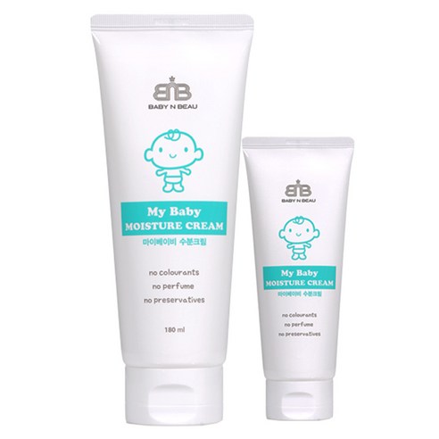 베이비앤뷰 아기 수분크림 180ml+수분크림 50ml 유아크림, 1개, 180ml