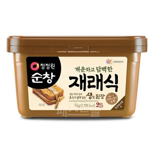 청정원 순창 재래식 생된장 1kg, 1개