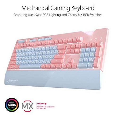 게이머를 위한 완벽한 선택, ASUS ROG Strix Flare PNK Limited Edition Gaming Keyboard