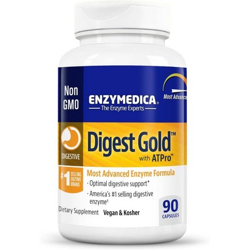 ATPro 90 캡슐이 함유된 Enzymedica Digest Gold, 1개